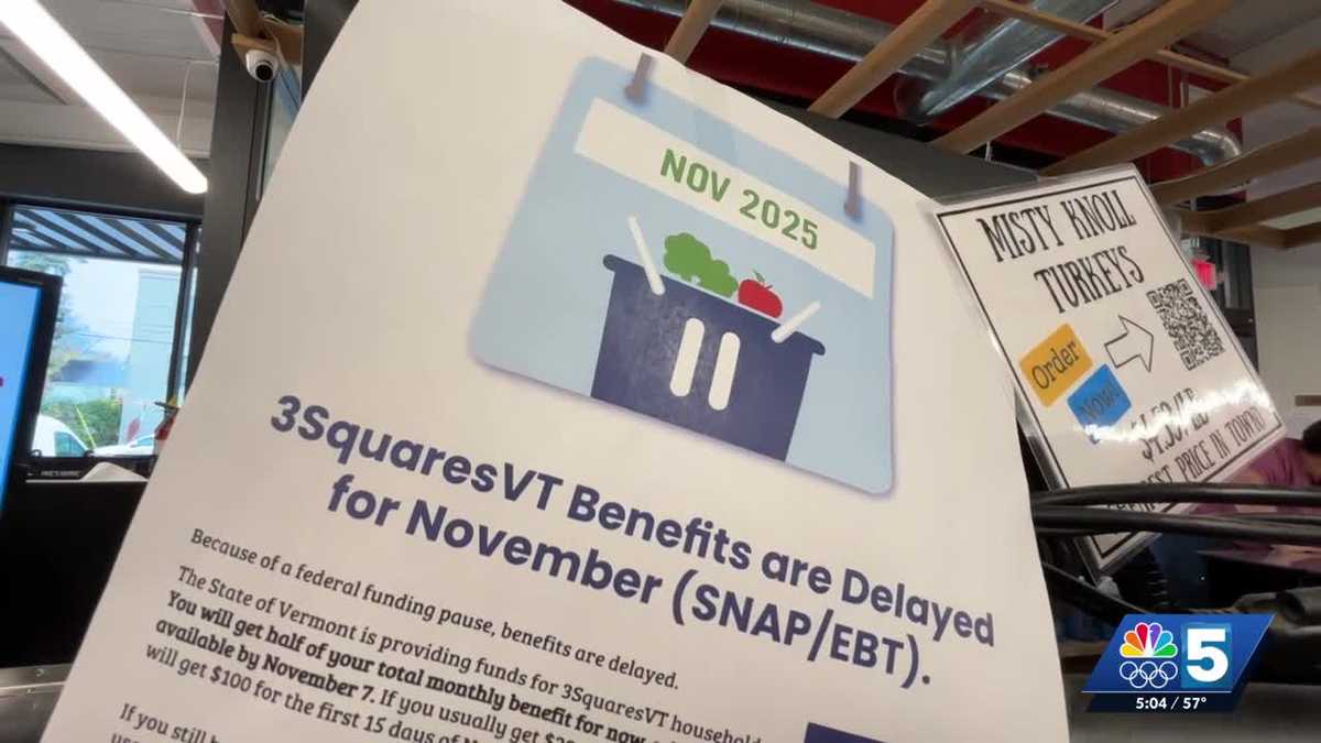 Vermont food shelves see more visitors as SNAP cuts go into effect