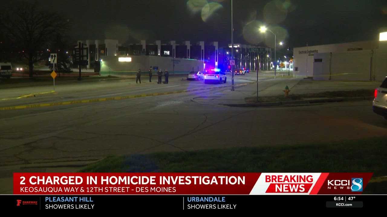 2 people charged in deadly Des Moines shooting