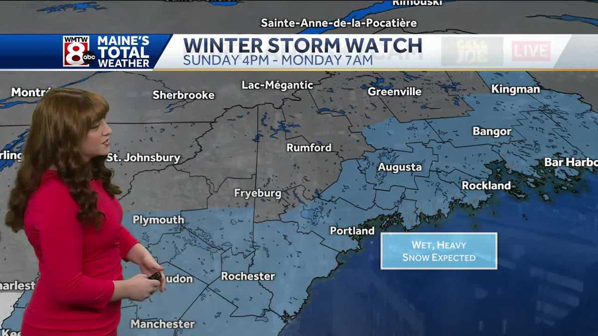 Rain and snow taper off tonight with winter storm by late Sunday