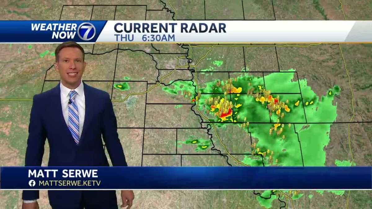 Early fog, storms Thursday, a little sun late today