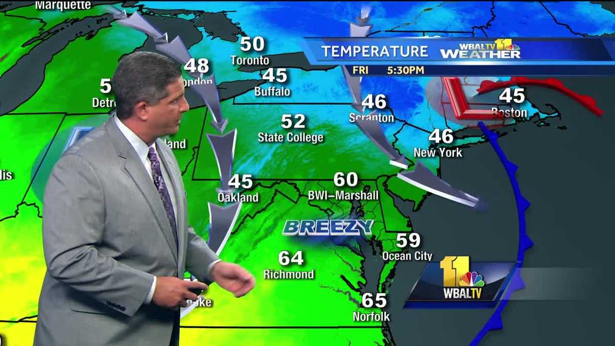 Milder, warmer forecast for the weekend
