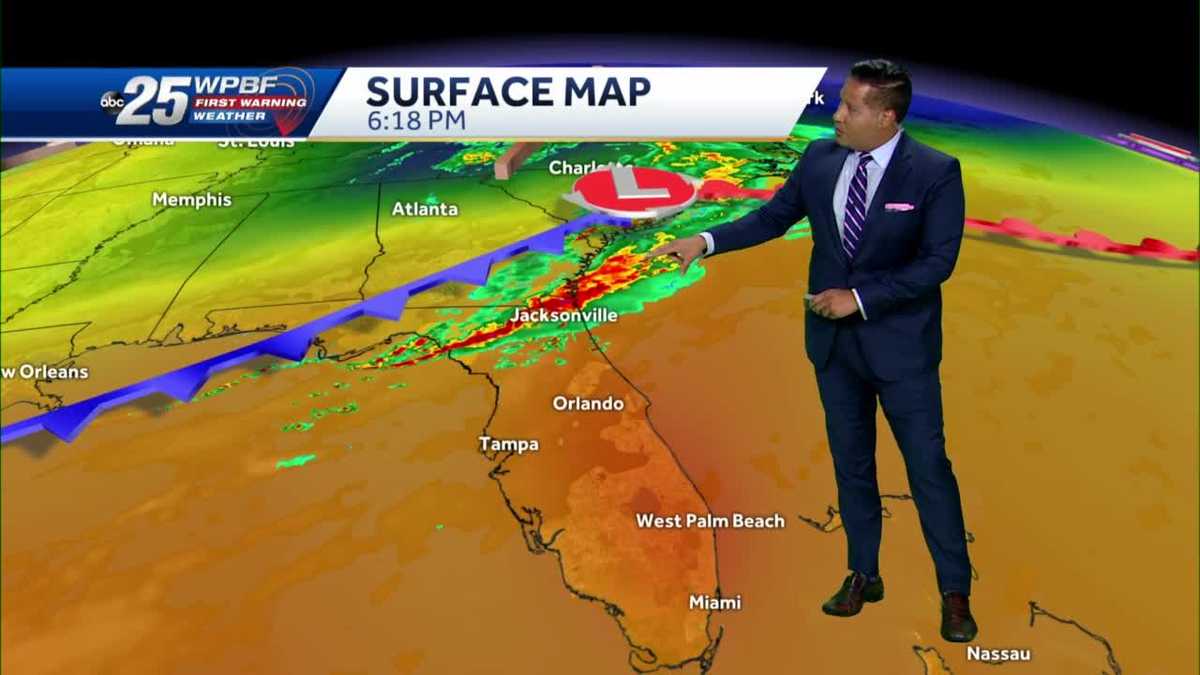 Front will bring cooler temperatures for the rest of the week
