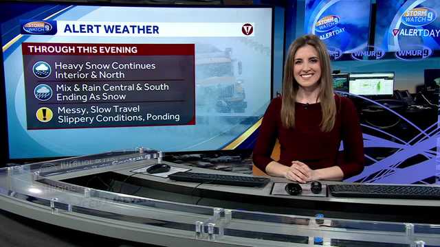 NH Forecast Video: Snow Mix Rain Continues