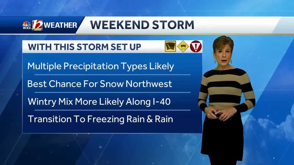 WATCH Bitter cold night, wintry weather this weekend