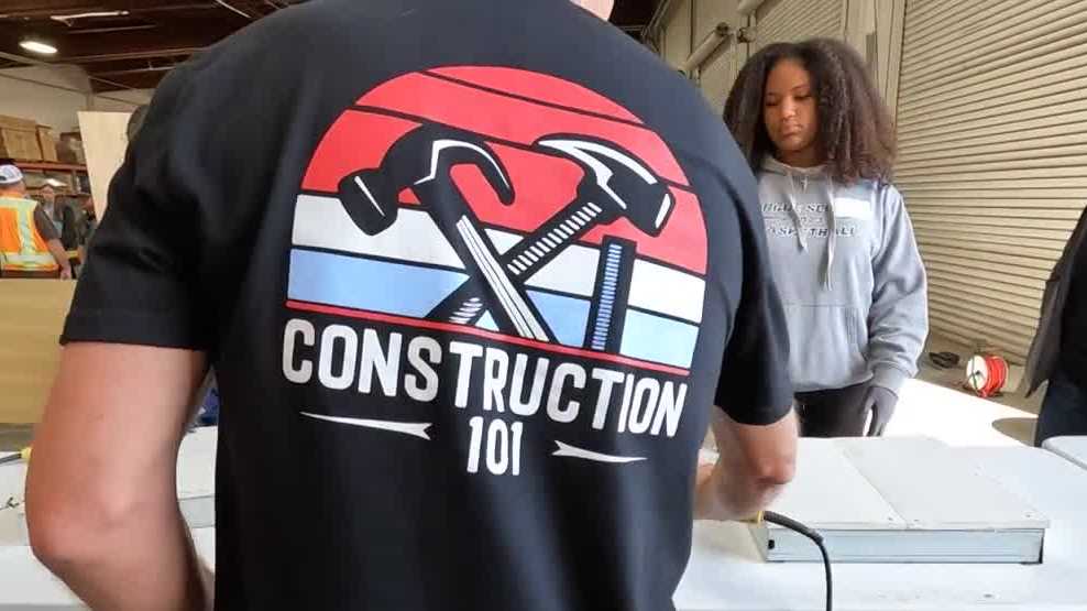 ‘Construction 101 for teens’ aims to recruit girls to the male-dominated industry
