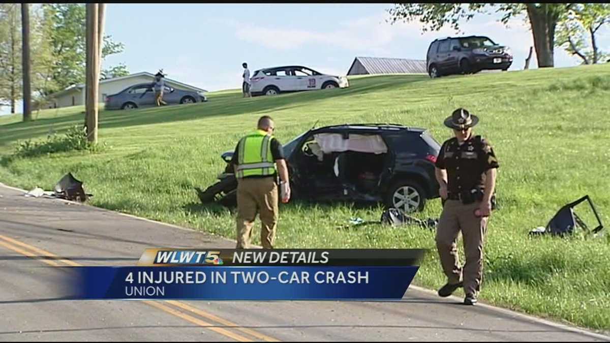 4 injured in Boone County crash
