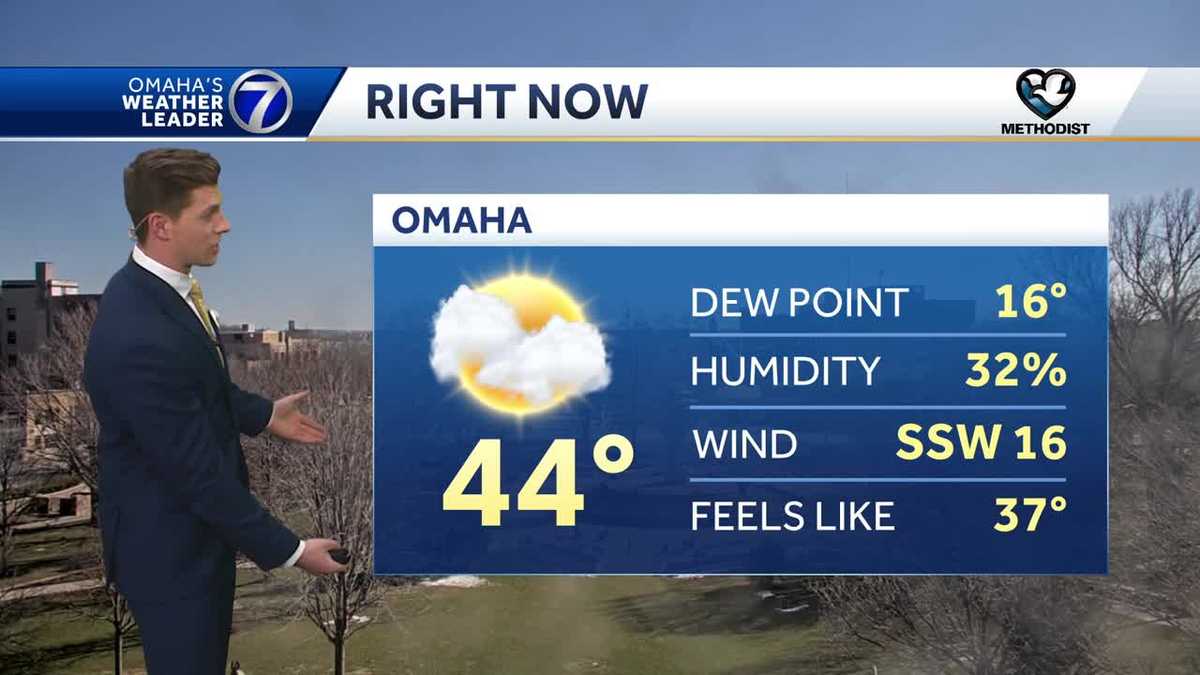 Melting a good bit of snow this Thursday afternoon in Omaha - KETV
