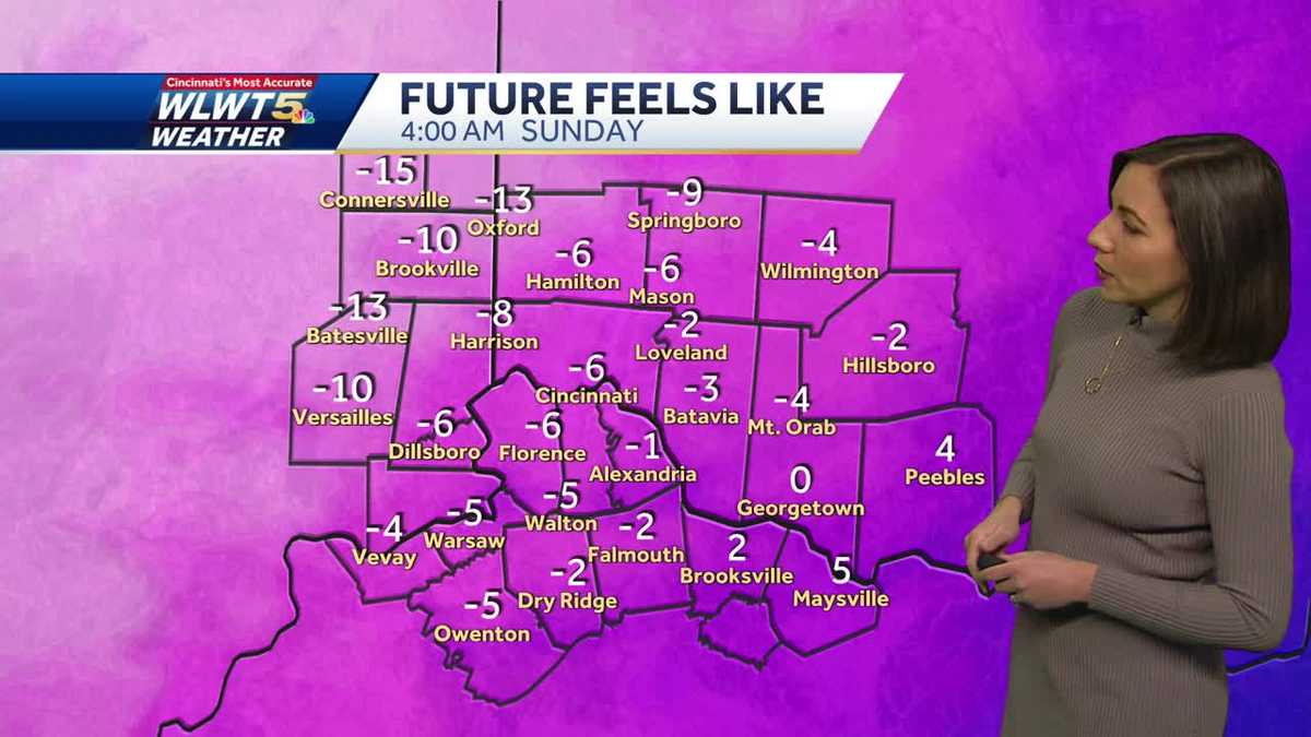 Bitter cold sweeps in