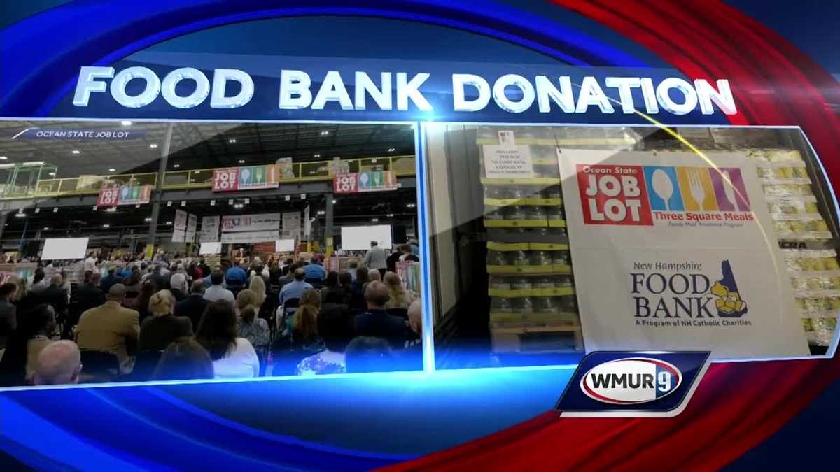 Ocean State Job Lot delivers 70,000 pounds of donated food