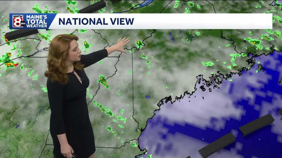 Thundershowers increase across Maine for Father's Day
