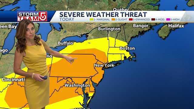 Video: Severe storms may bring heavy rain