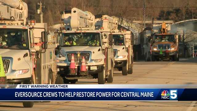 Eversource workers travel North to restore power in Central Maine - Vimarsana News