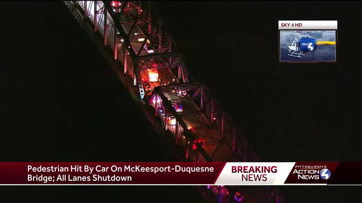 Police investigating crash on McKeesportDuquesne Bridge