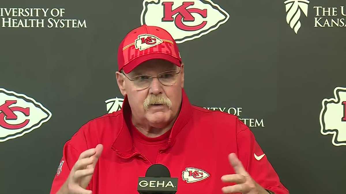 Chiefs' Andy Reid gives injury updates ahead of Wednesday practice