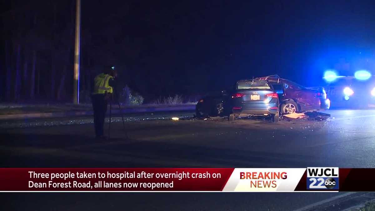 Police Failed Uturn attempt caused overnight Savannah crash, woman