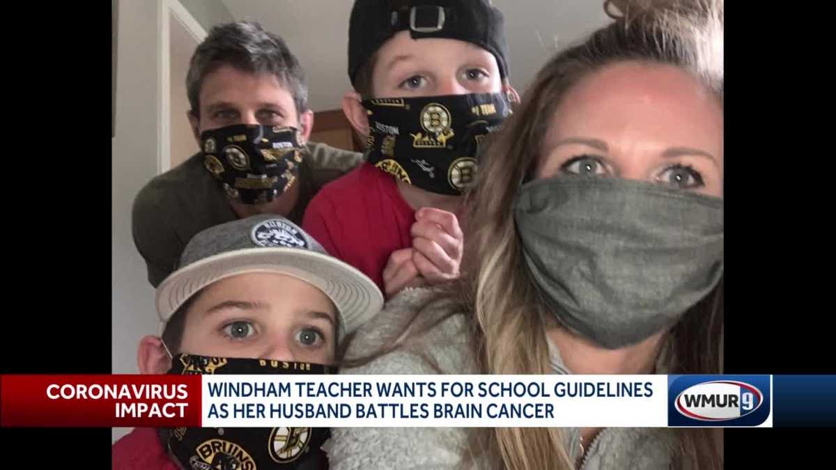 Windham teacher waits for school guidelines as husband treated for brain cancer