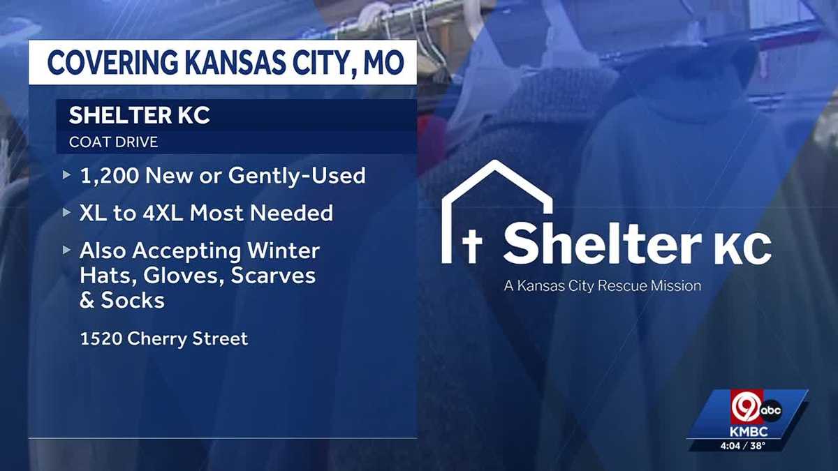Shelter KC collecting coats, winter gear for homeless community