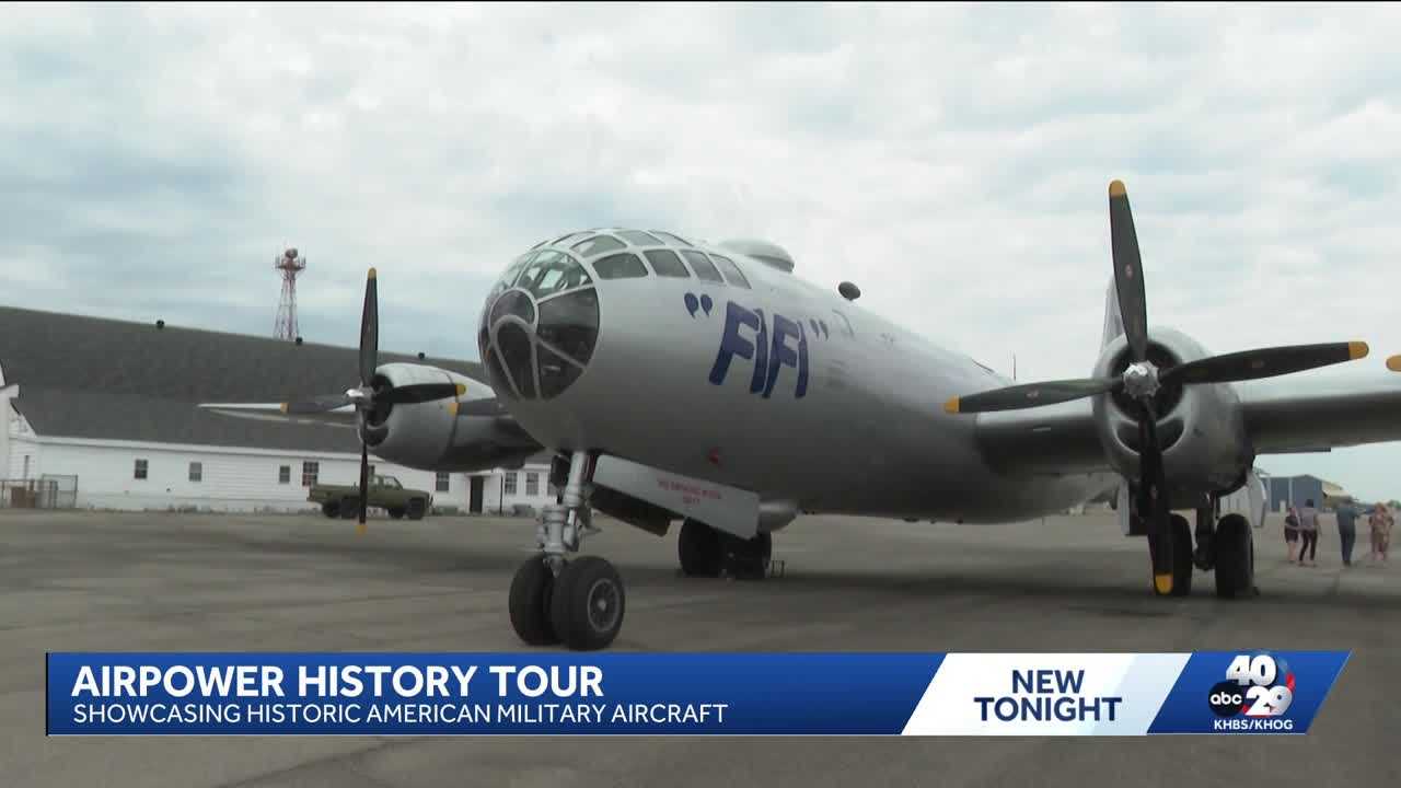 Rare WWII aircraft arrived in Fayetteville Monday for AirPower