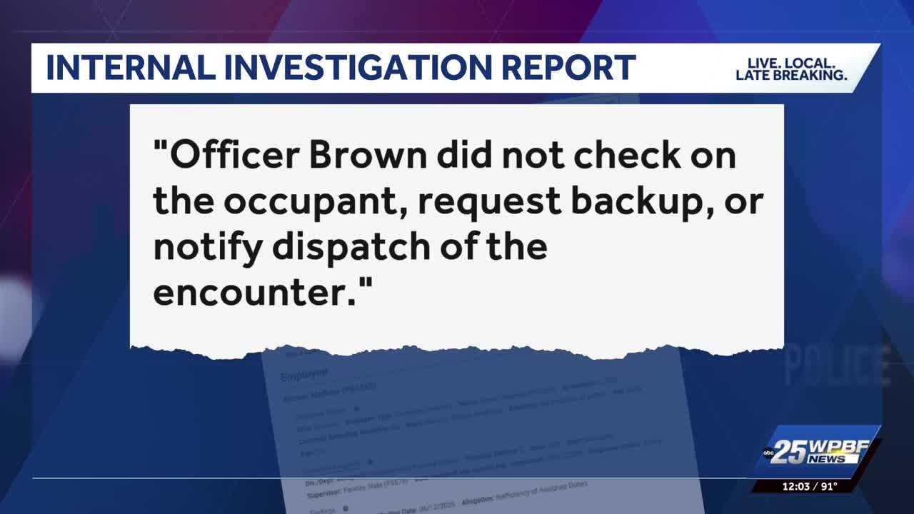 Florida officer resigns after allegations he left scene of car where man later died by suicide