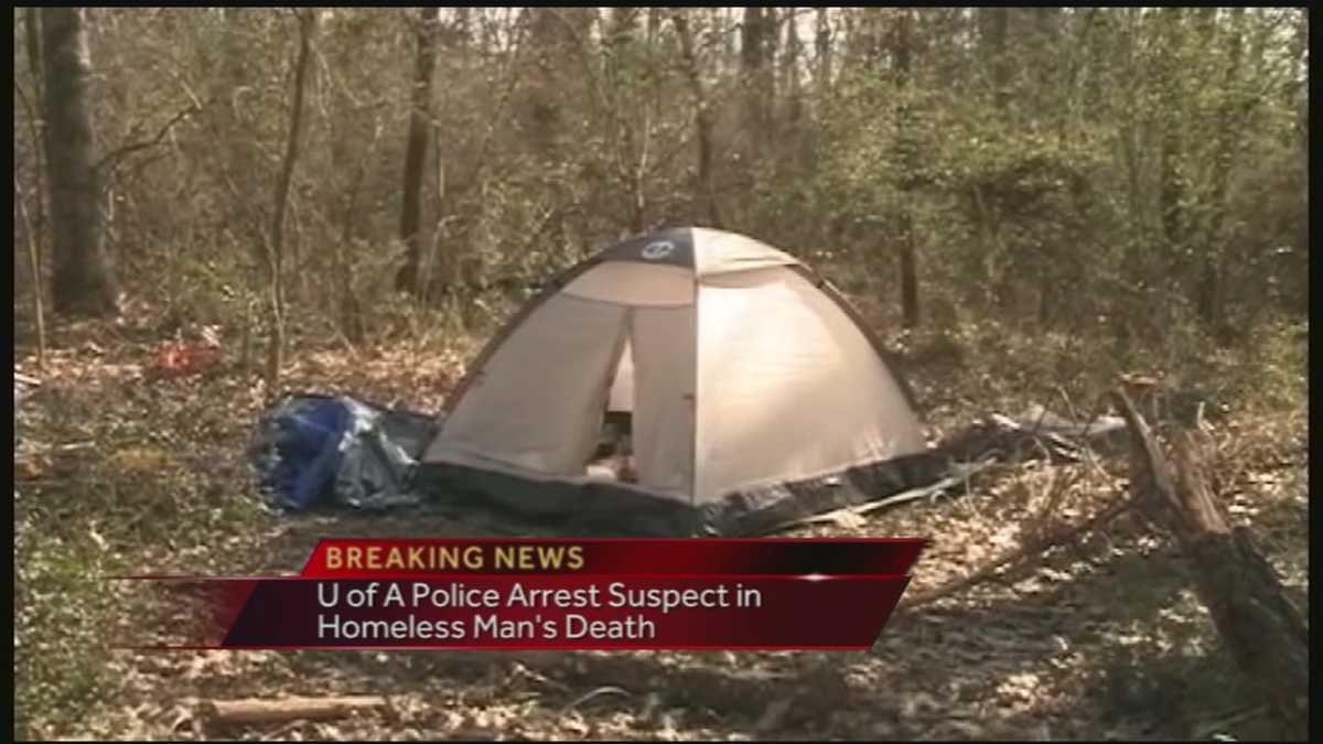 Homeless man arrested in murder