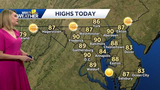 Potential record-breaking heat on Monday with sunny skies
