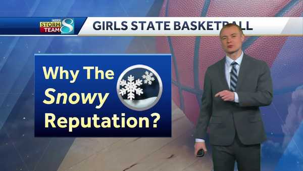 iowa weather: how often does it actually snow during the girls state basketball tournament?