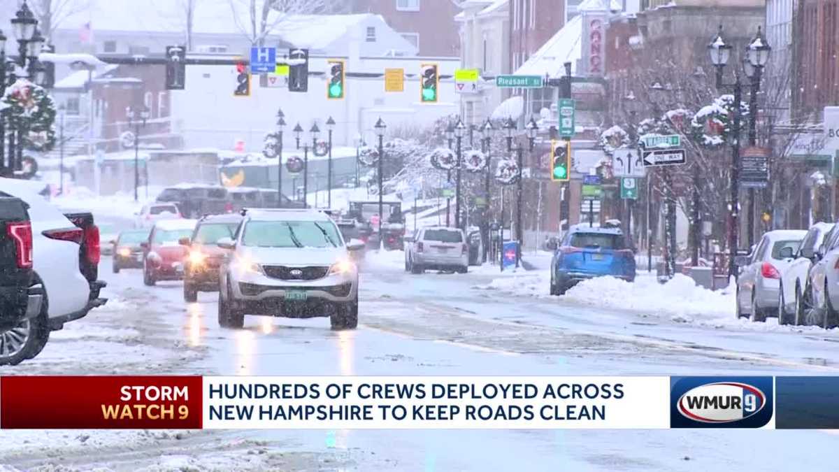 Hundreds of crews deployed across NH to keep roads clear