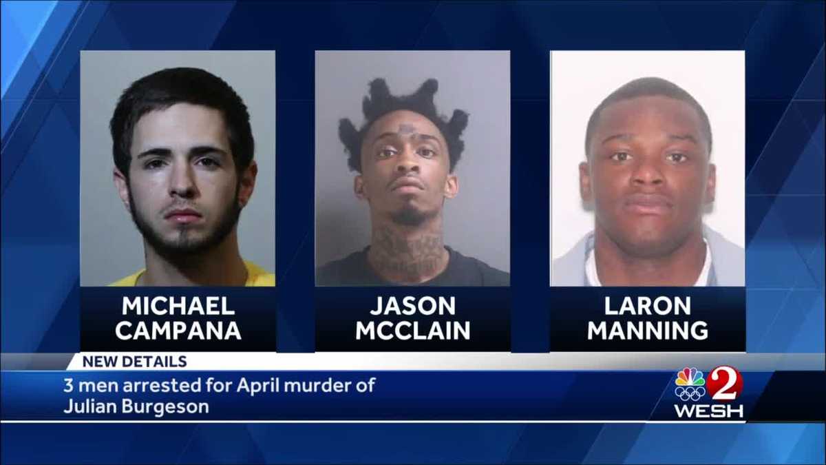 Three men arrested for involvement in April homicide, Orlando police say