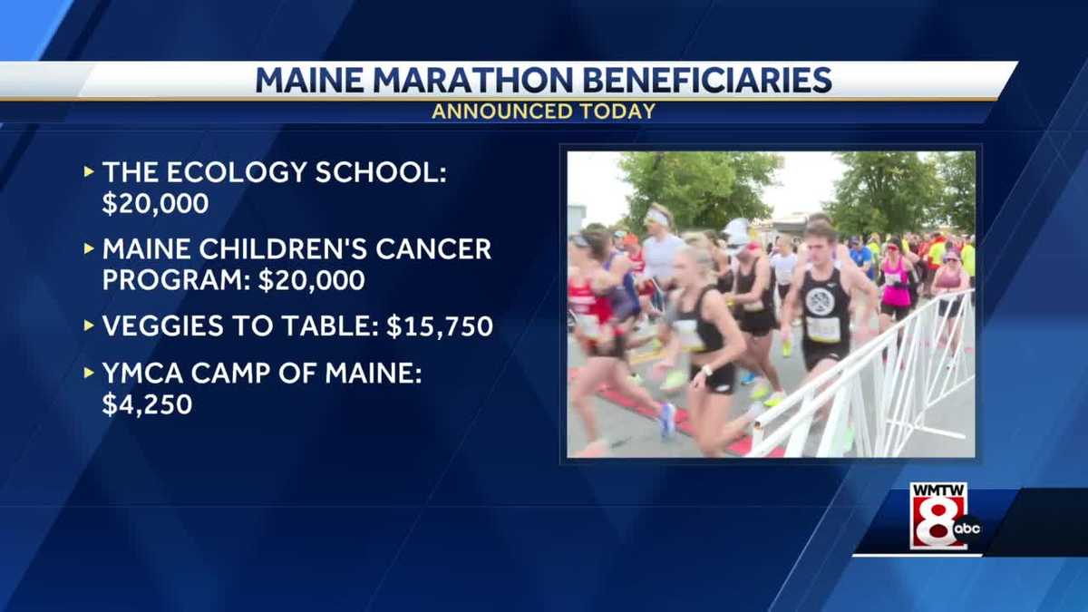 Maine Marathon announces four nonprofits as race beneficiaries