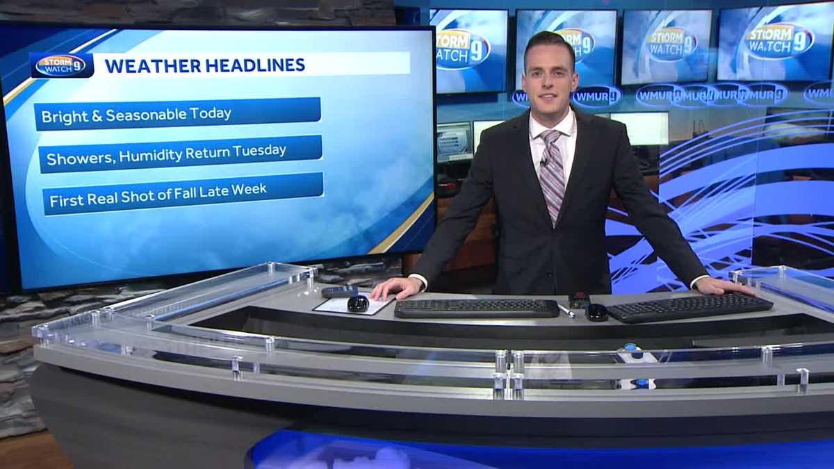 Watch: Bright, seasonable day as fall weather moves in