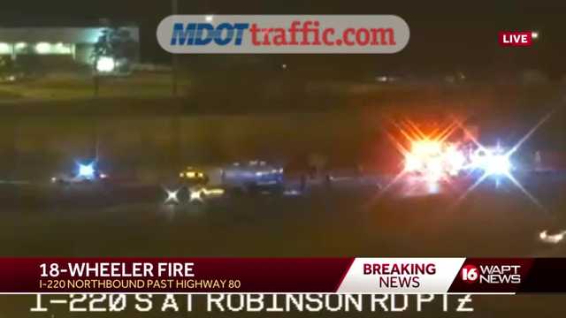 18-wheeler fire breaks out along interstate - Vimarsana News