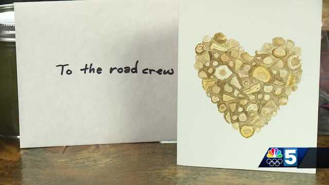 Vermont community spreads Valentines Day love to their road crew - Vimarsana News