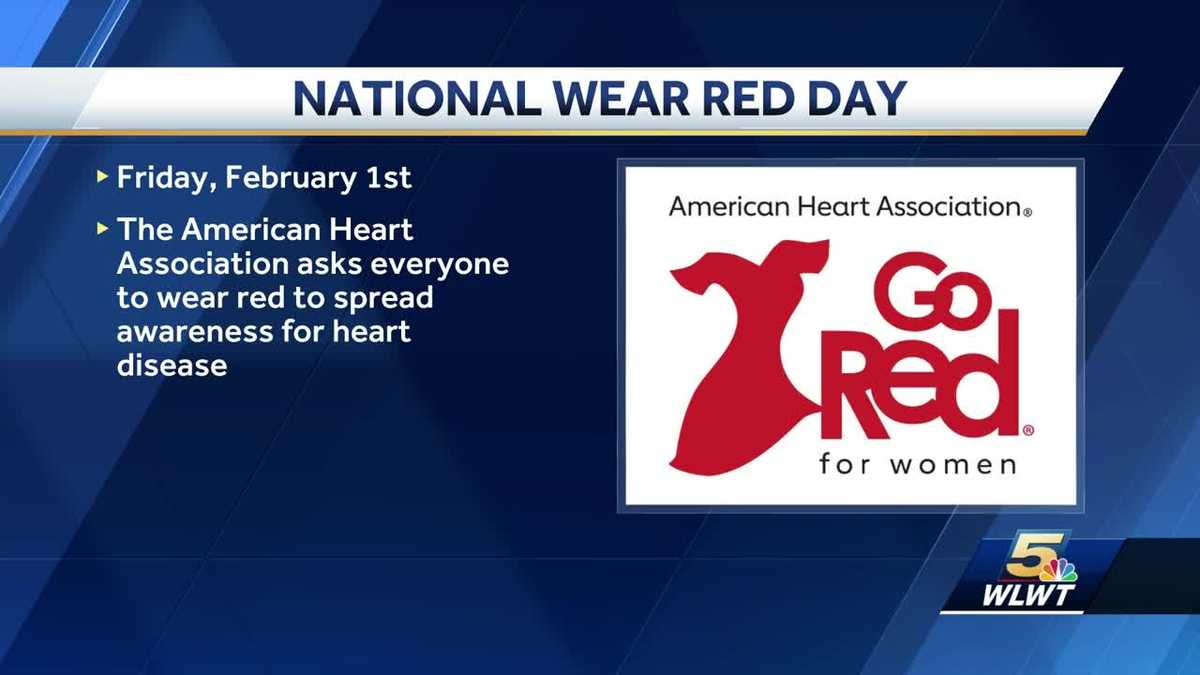 National Wear Red Day, raising awareness for heart disease, is Friday
