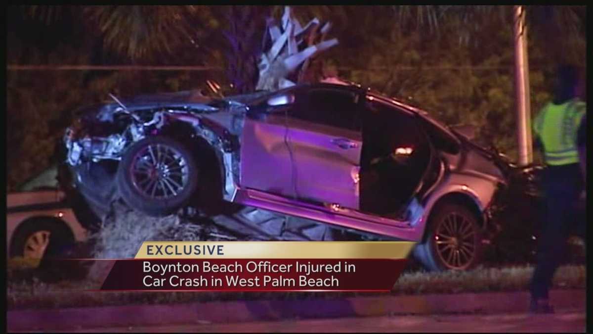 Off-duty Boynton Beach officer hurt in crash