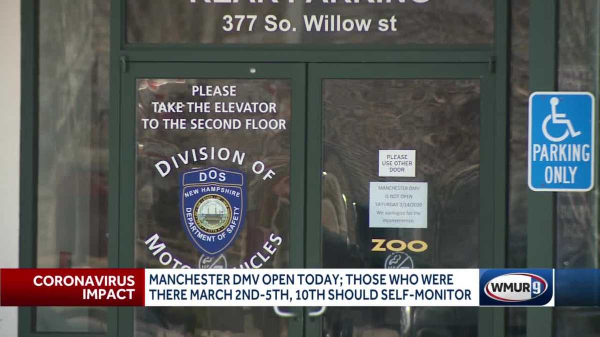 Manchester DMV location reopens after woman tests positive for COVID19