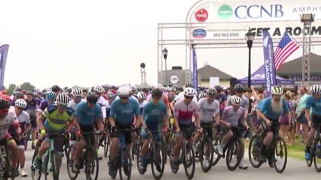 Longtime WYFF News 4 anchor Geoff Hart inspires Upstate woman to Ride to End ALZ