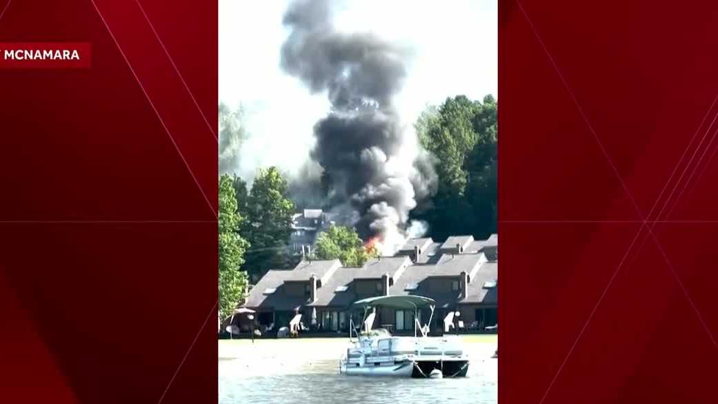 Firefighters battle fire at home on Newfound Lake