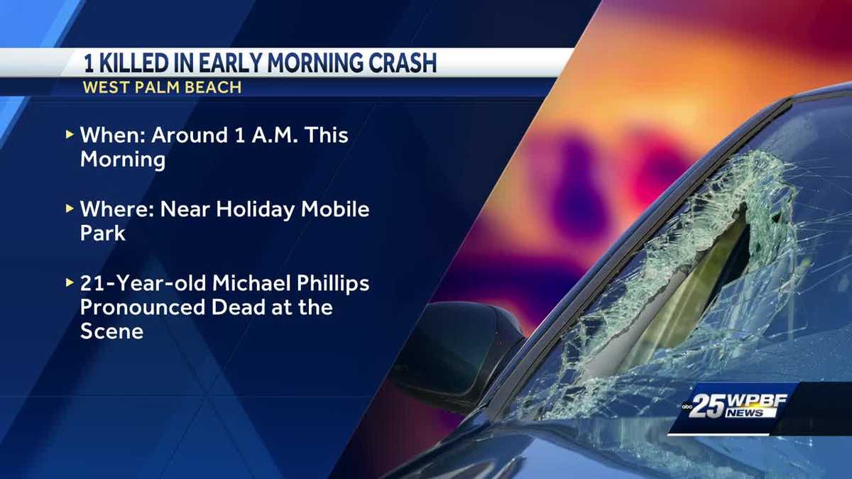 21-year-old motorist dead after being ejected in West Palm Beach