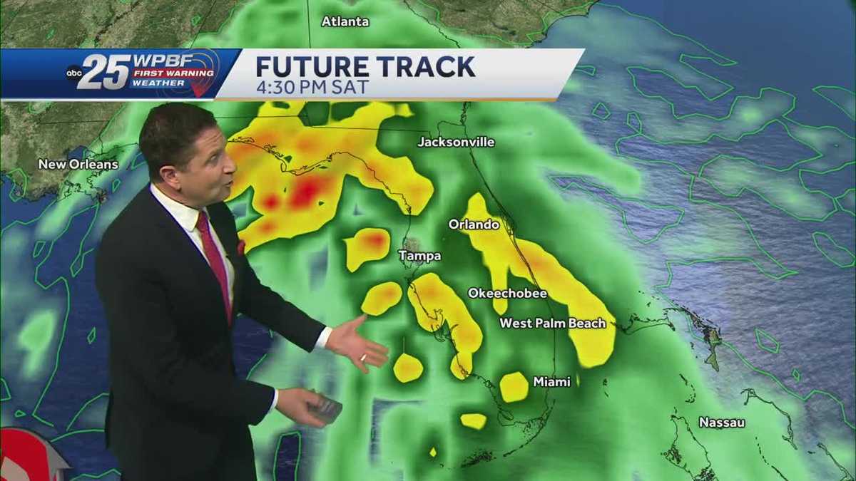 A very wet start to the weekend