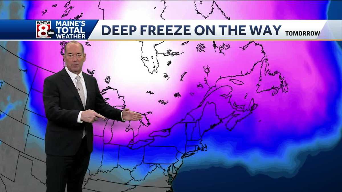 A mild day ahead, before the cold returns tomorrow