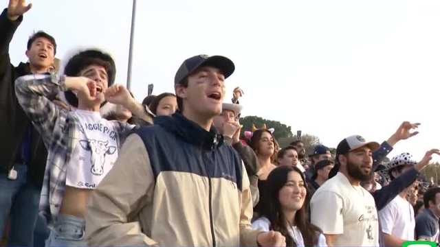 UC Davis football wins playoff game against Illinois State, fans show support