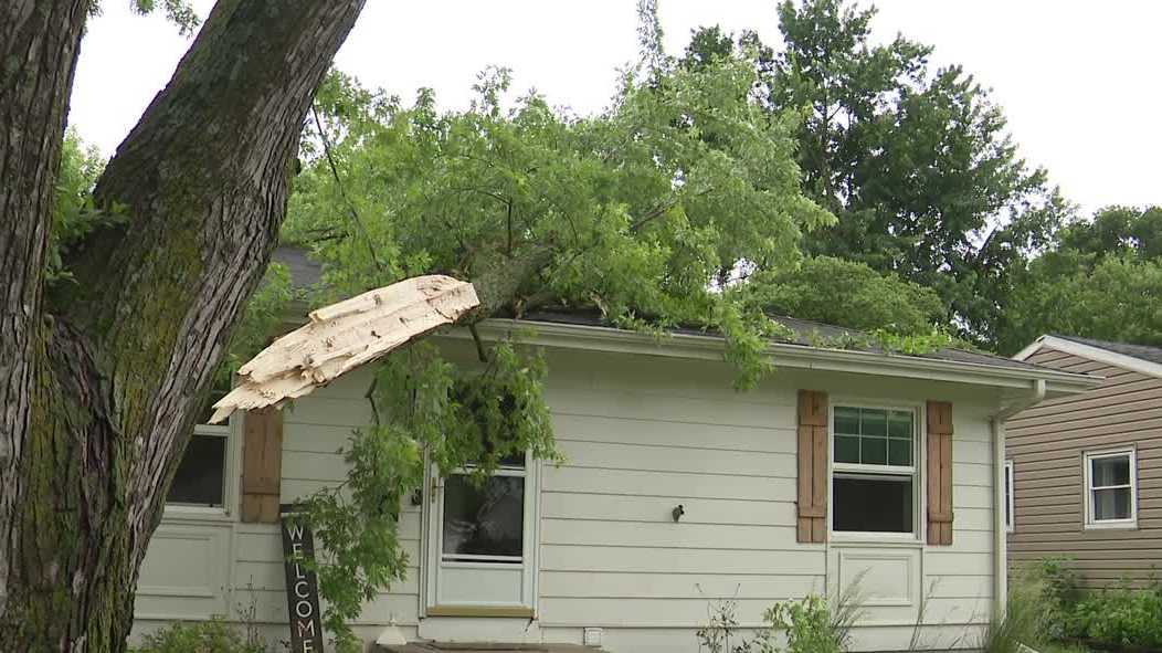 Storm damage leaves Ames residents cleaning up Thursday