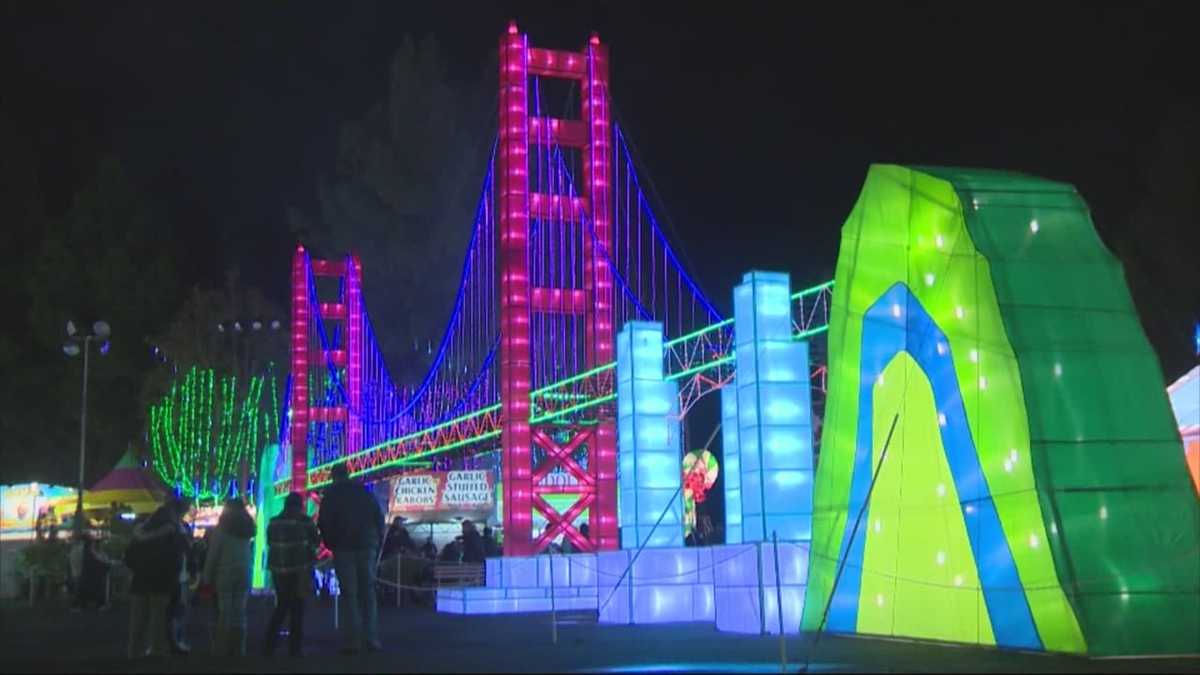Lightshow display takes Cal Expo visitors around the world