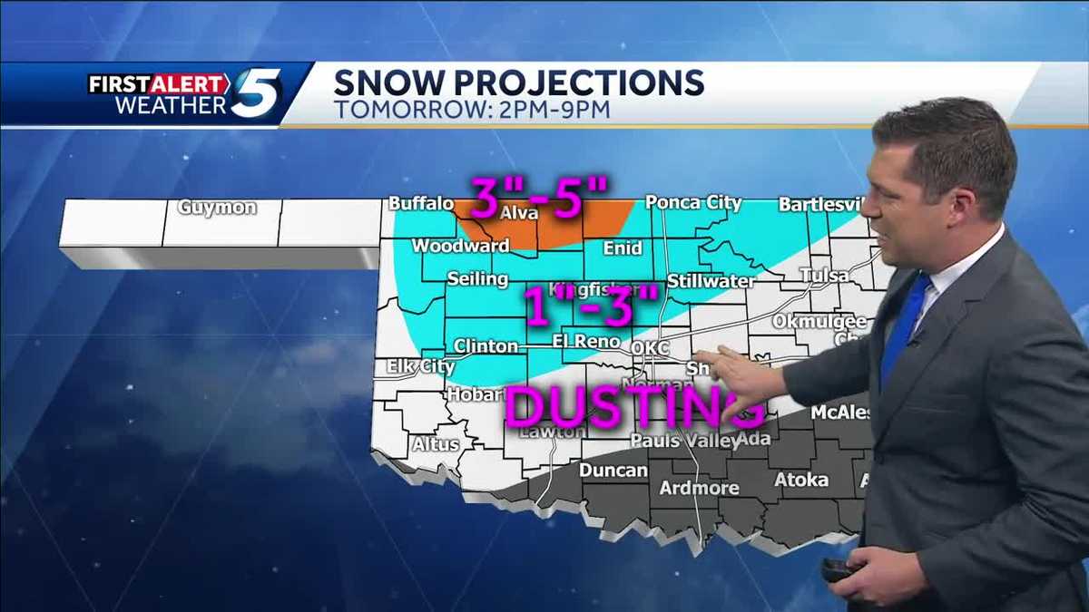 Winter Weather Advisory Snow, ice to impact much of Oklahoma Tuesday