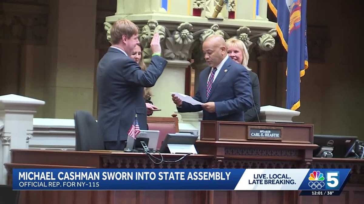 Michael Cashman is officially sworn in as New York state's 115th District assemblyman