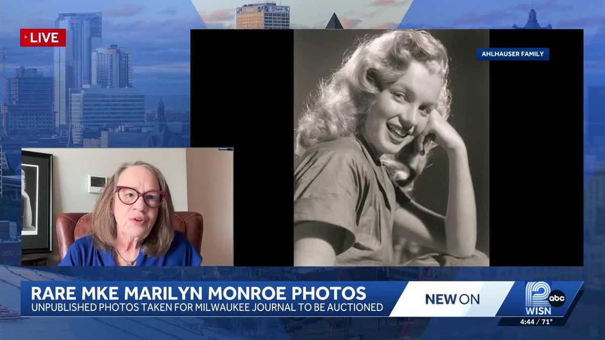 Rare Marilyn Monroe photos from 1949 Milwaukee visit head to auction