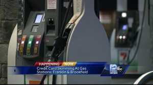 Credit card skimmers found on some area gas pumps