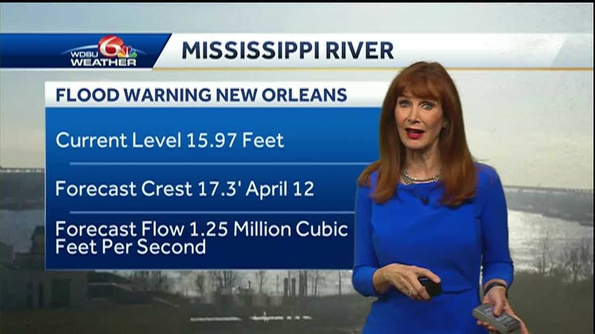 Mississippi River is rising