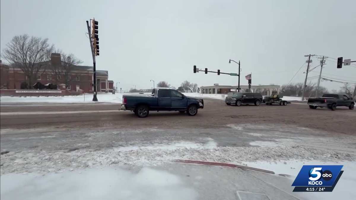 Oklahoma winter storm causes hundreds of crashes, dozens of injuries across the state