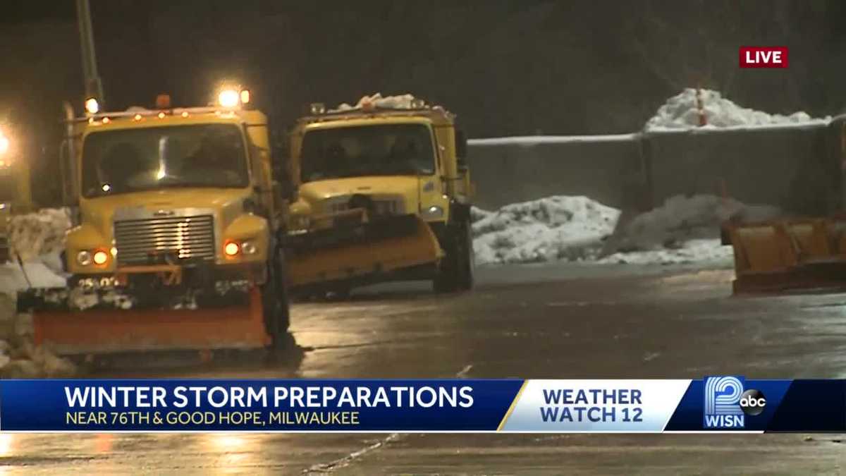 Milwaukee DPW crews prepared to be out working for long haul